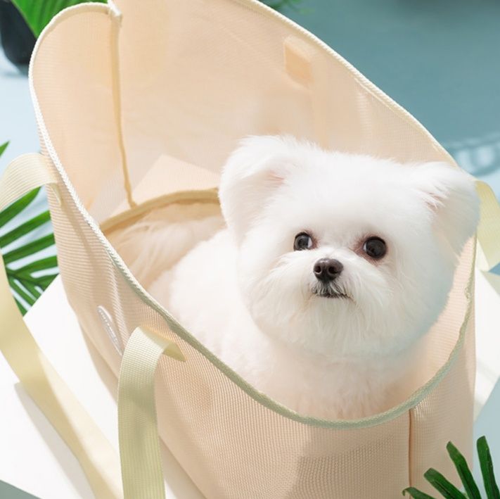 ペット キャリー 軽やかメッシュ犬用トートバッグ