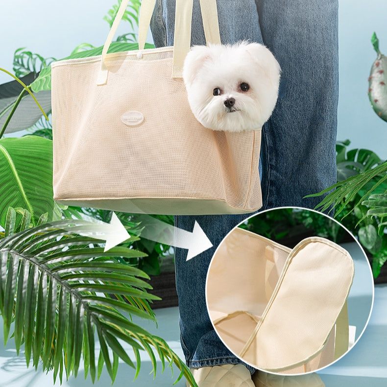 ペット キャリー 軽やかメッシュ犬用トートバッグ