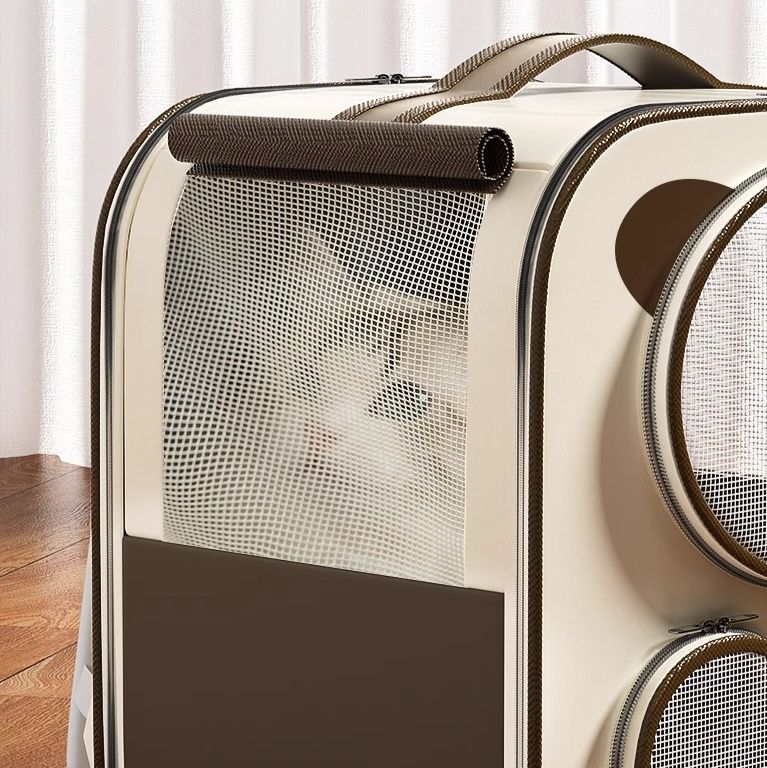 ペット キャリー 猫用くまさん顔の旅行キャリー