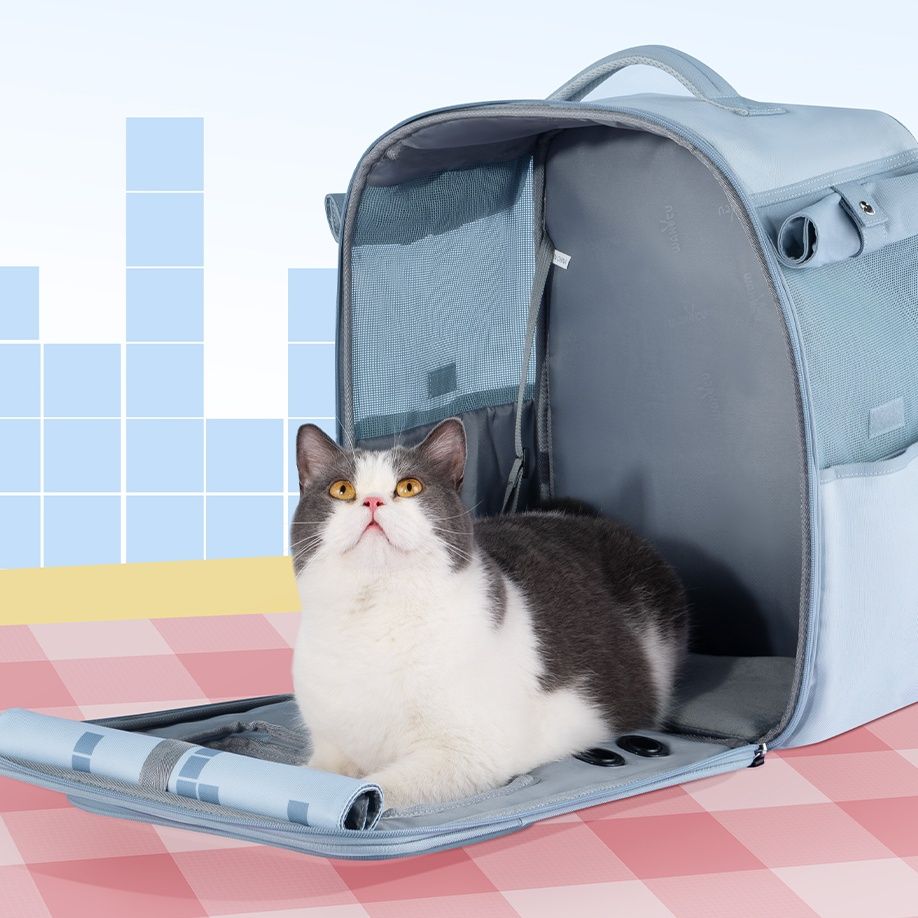 ペット キャリー猫用 軽量大容量ペットバッグ