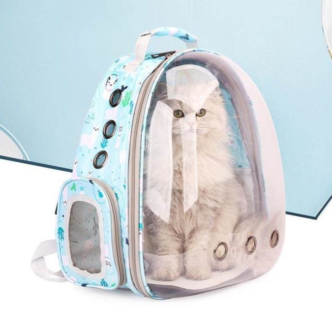 ペット キャリー 猫用透明宇宙船リュック型ペットキャリー