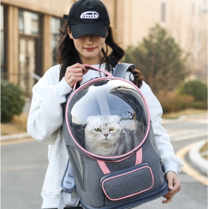 ペット キャリー 猫用宇宙船型ペットリュック
