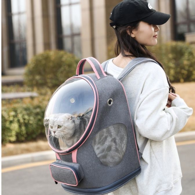 ペット キャリー 猫用宇宙船型ペットリュック