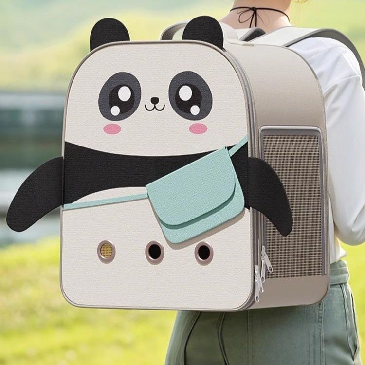 ペット キャリー パンダスマイル 猫用リュック型キャリー