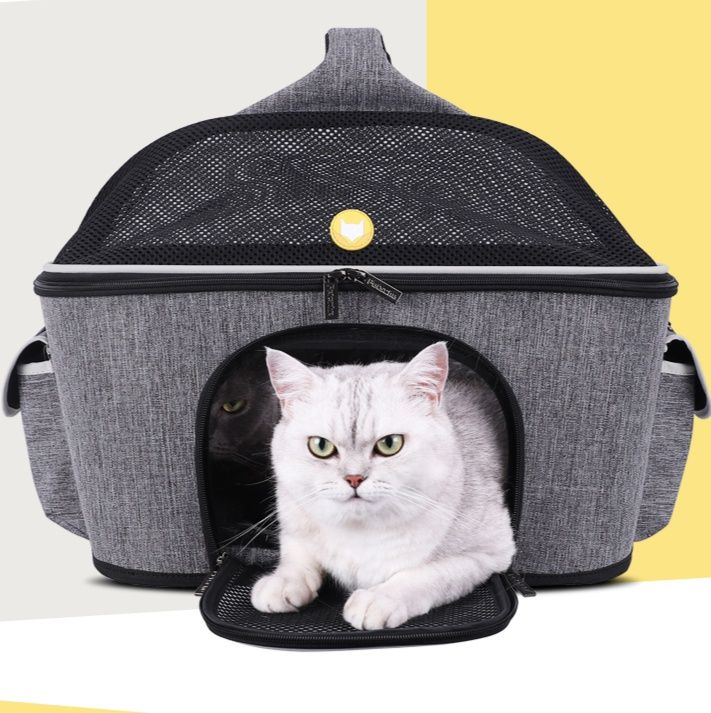 ペット キャリー 猫用通気性抜群お出かけキャリーバッグ