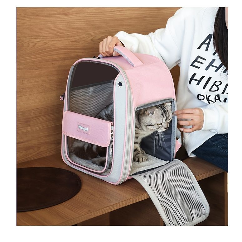ペット キャリー リュック型ペットキャリー 猫用快適お出かけバッグ