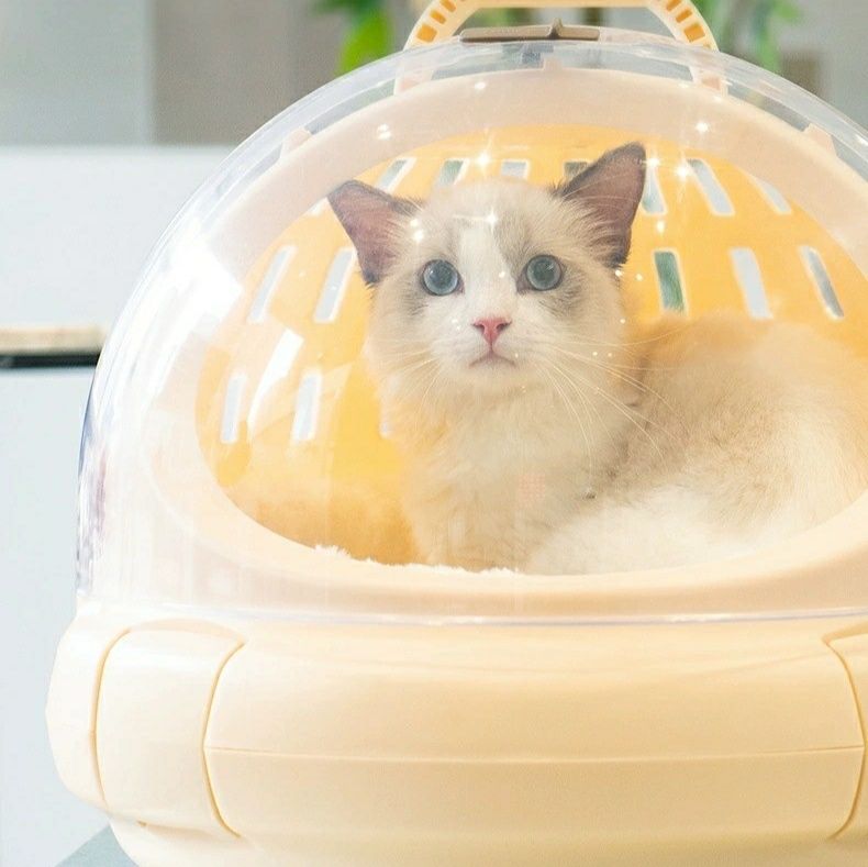 ペット キャリー 猫用宇宙船風ペットカプセルキャリー