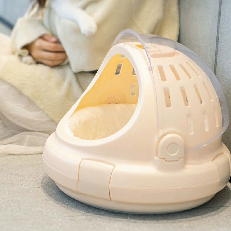ペット キャリー 猫用宇宙船風ペットカプセルキャリー