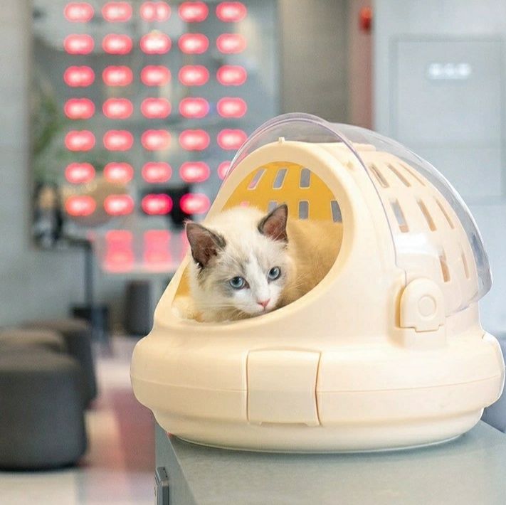 ペット キャリー 猫用宇宙船風ペットカプセルキャリー