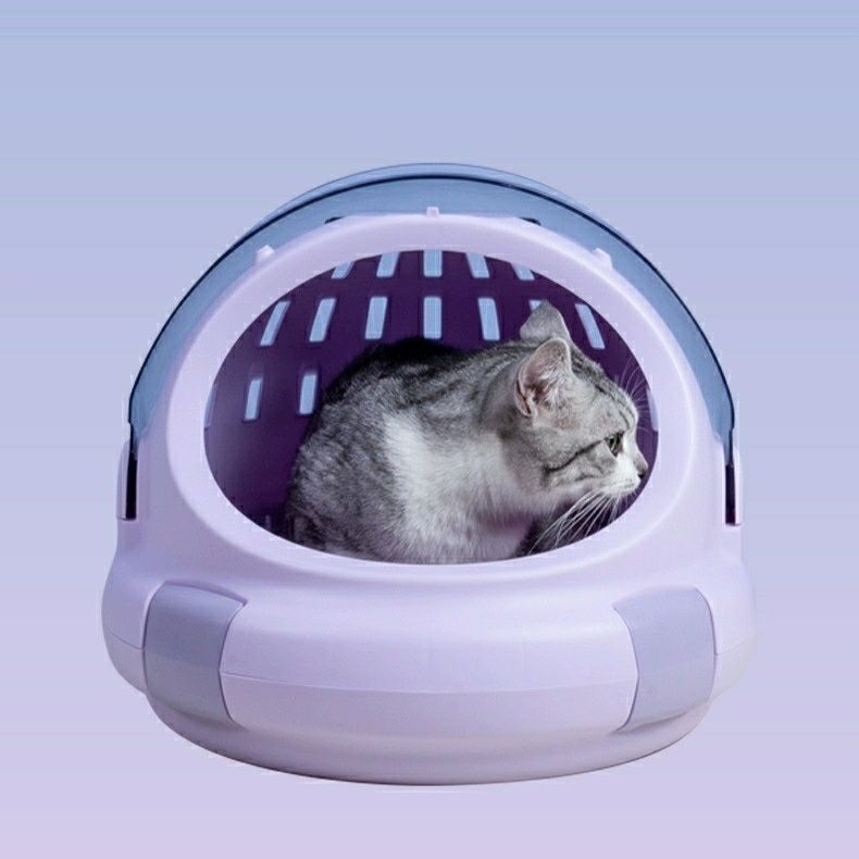 ペット キャリー 猫用宇宙船風ペットカプセルキャリー