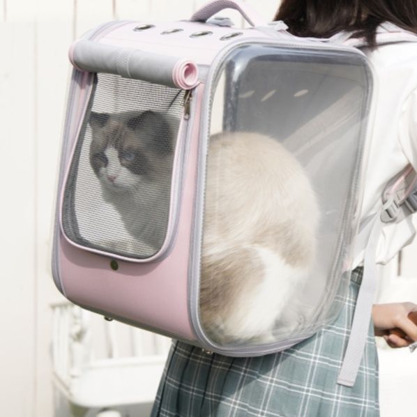 ペット キャリー 猫用立体視界ペットリュック