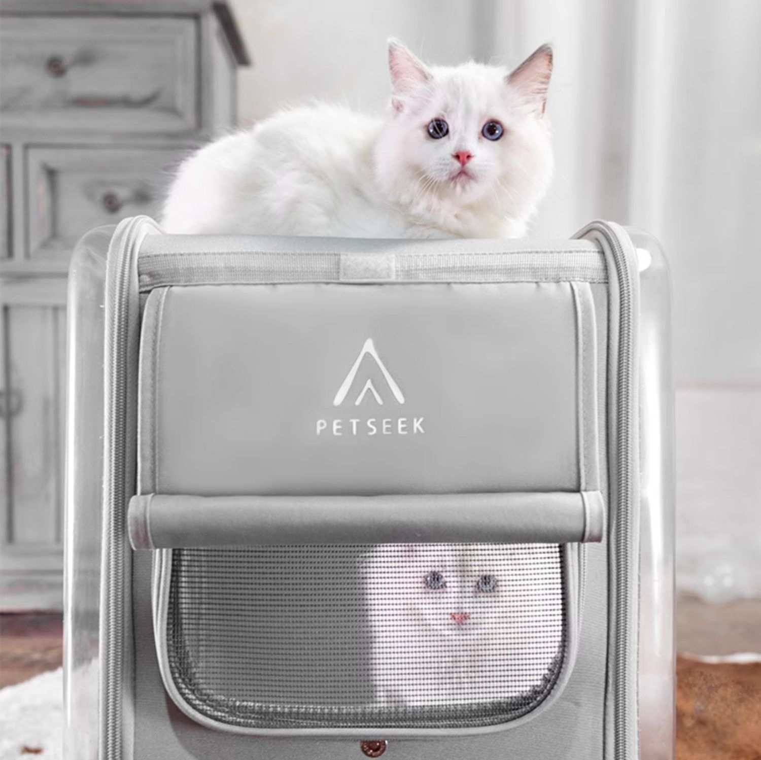 ペット キャリー 猫用立体視界ペットリュック