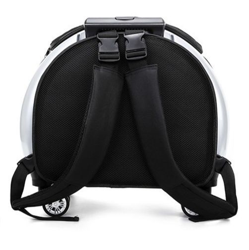 ペット キャリー 多機能キャスター付き肉球窓デザイン移動用バッグ