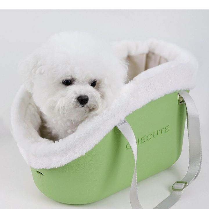 ペット キャリー 小型犬用シリコン製持ち運びキャリーバッグ