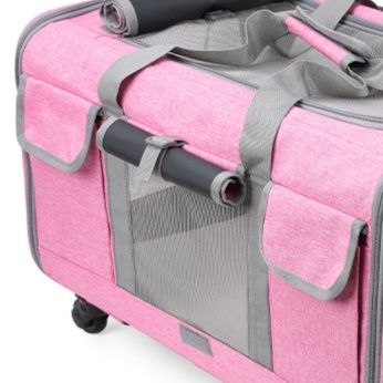 ペットキャリー猫大容量多機能キャスター付き