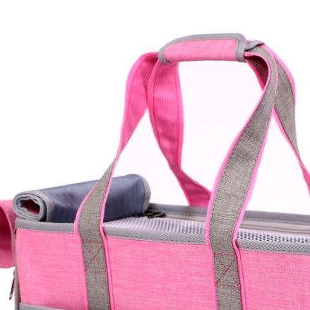 ペット キャリー犬 通気性抜群メッシュ窓付き犬用お出かけキャリー