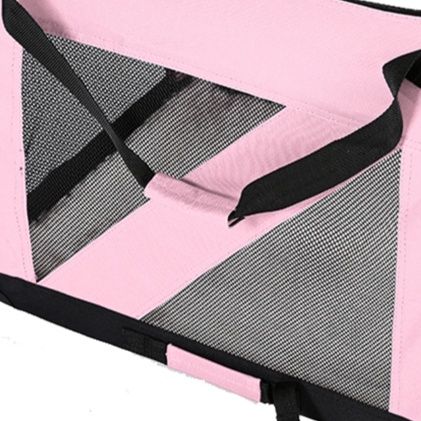 ペット キャリー 折りたたみ式メッシュ窓付き犬用ソフトキャリーバッグ