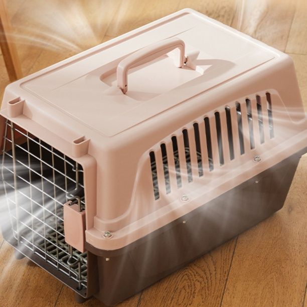 ペットキャリー猫持ち運び便利で通気性抜群