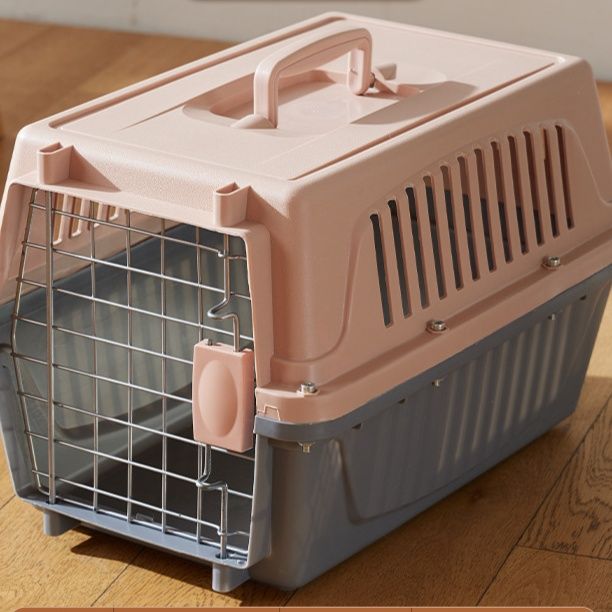 ペットキャリー猫持ち運び便利で通気性抜群