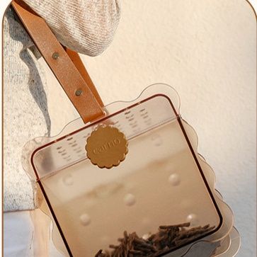 ペット キャリー ハムスター透明ビスケット型ハムスター用持ち運びキャリーケース