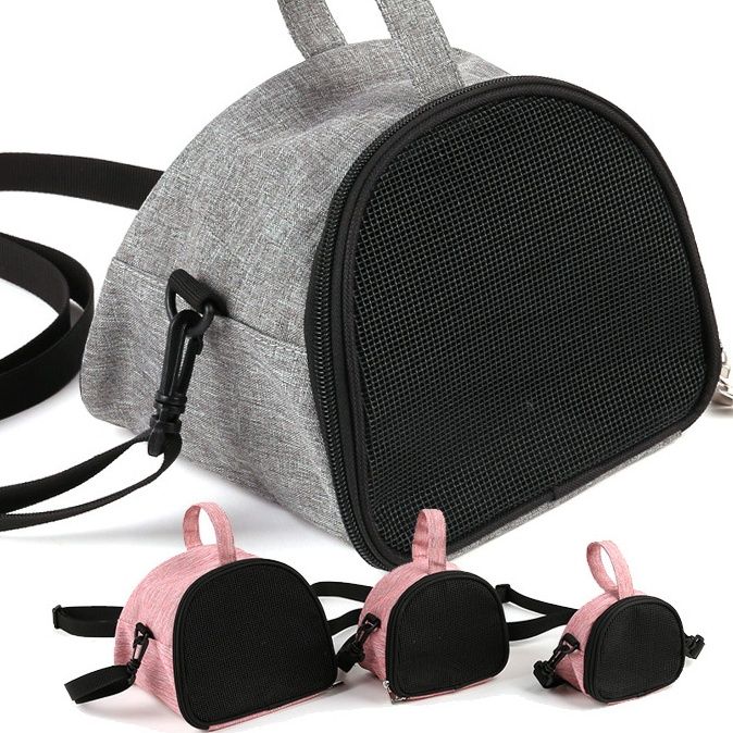 ペット キャリー ハムスター用背負い式通気性携帯バッグ