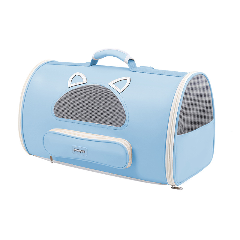 ペット キャリー 猫耳付きメッシュ窓通気性抜群ペットキャリー 猫