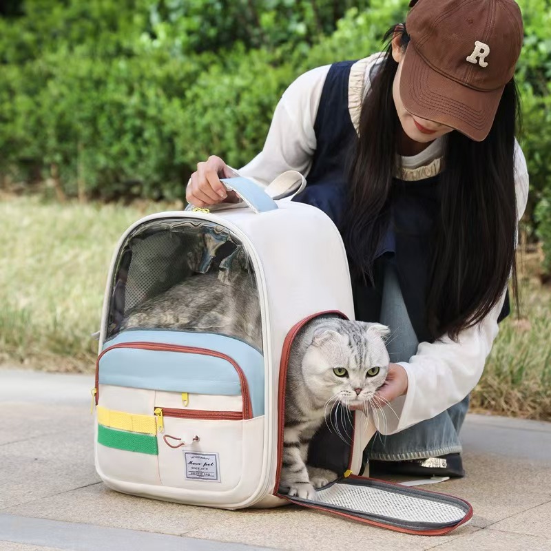 ペット キャリー 多機能おでかけ猫キャリーバッグ