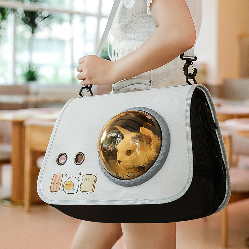ペット キャリー 猫用宇宙飛行士風ペット窓付きバッグ