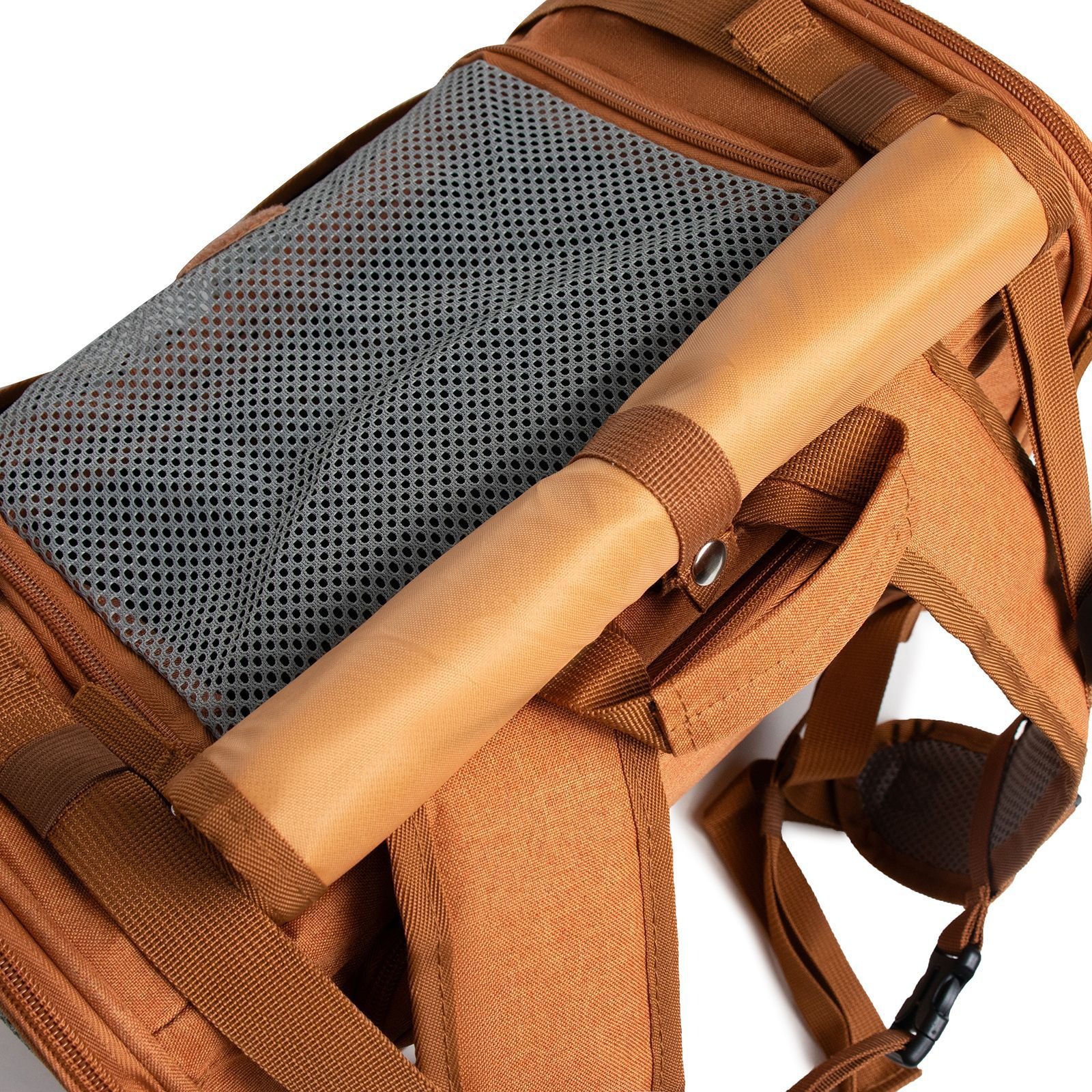 ペット キャリー 多機能収納ポケット付き通気性抜群猫用キャリーバッグ