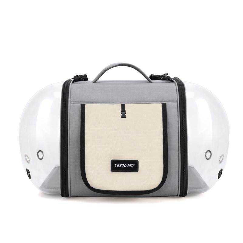 ペット キャリー 透明窓付き拡張式ペット キャリー猫用バッグ 猫