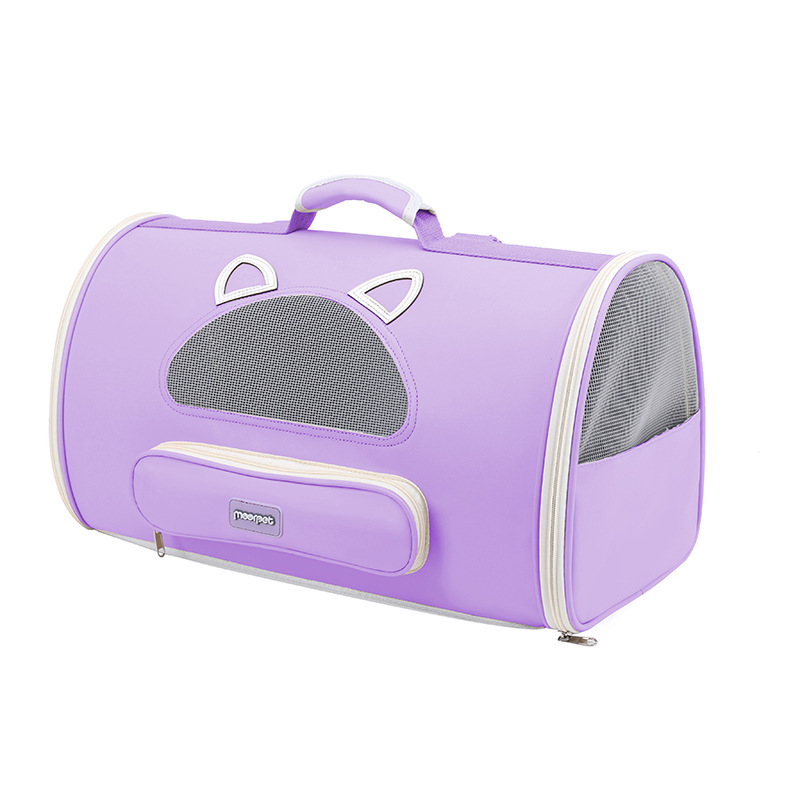 ペット キャリー 猫耳付きメッシュ窓通気性抜群ペットキャリー 猫