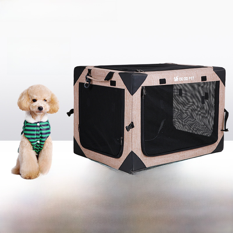 ペット キャリー 車載用折りたたみ式ペットキャリー犬用移動ケージ 犬