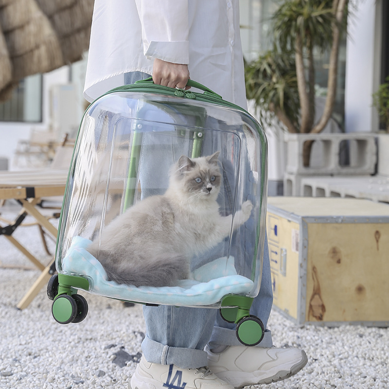 ペット キャリー パノラマビュー猫用キャリーケース