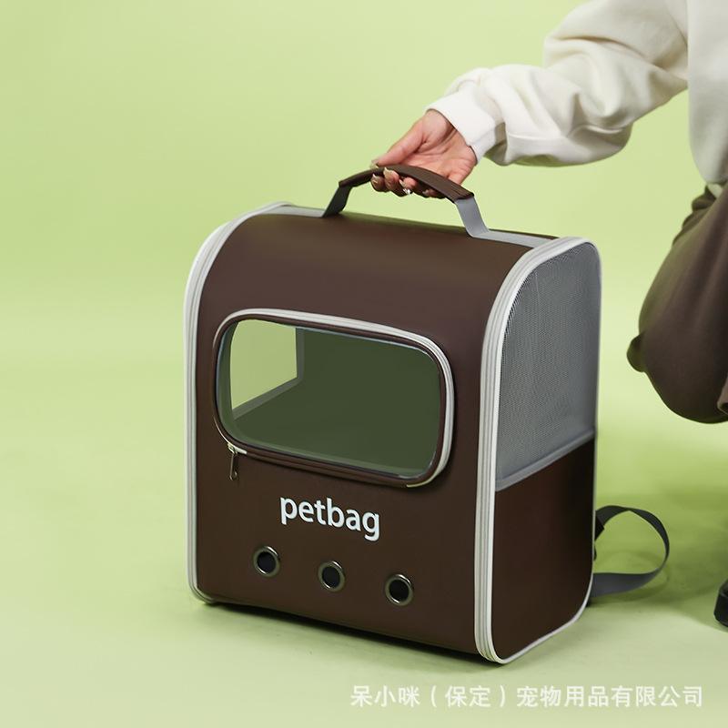 ペット キャリー 猫用拡張式リュック型ペットキャリー