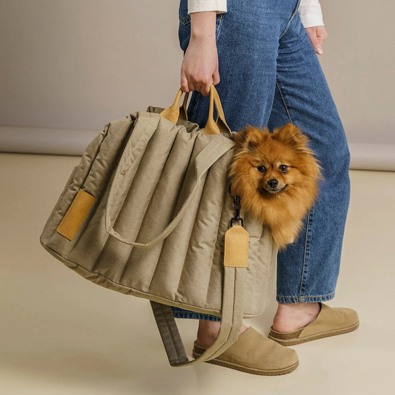 ペット キャリー ふわもこ小型犬用トートキャリー