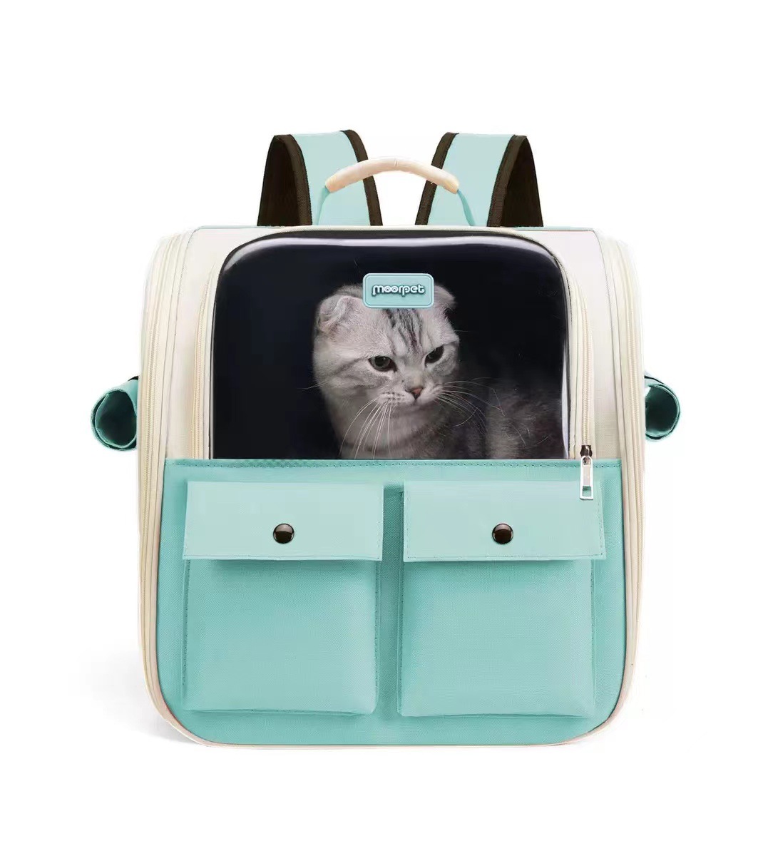 ペット キャリー 猫用リュック型通気性ペットキャリー
