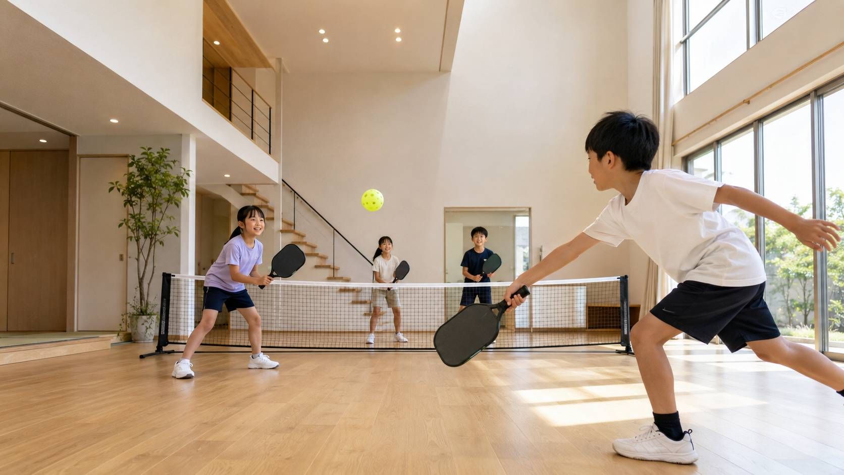 室内でピックルボールを楽しめるおすすめ5選!静音性と省スペース設計で自宅練習に最適