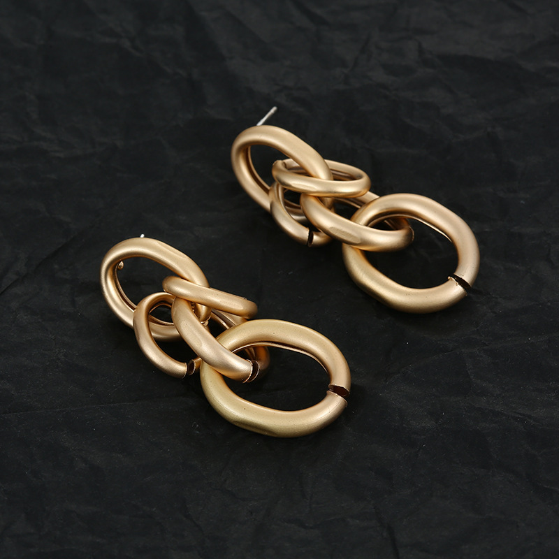 メンズピアス チェーンピアス 金色 おしゃれ 耳飾り メンズ アクセサリー プレゼント