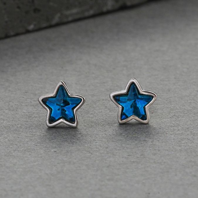 ピアスメンズ 星空輝き スタッドピアス