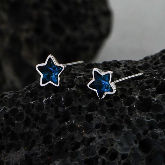 ピアスメンズ 星空輝き スタッドピアス