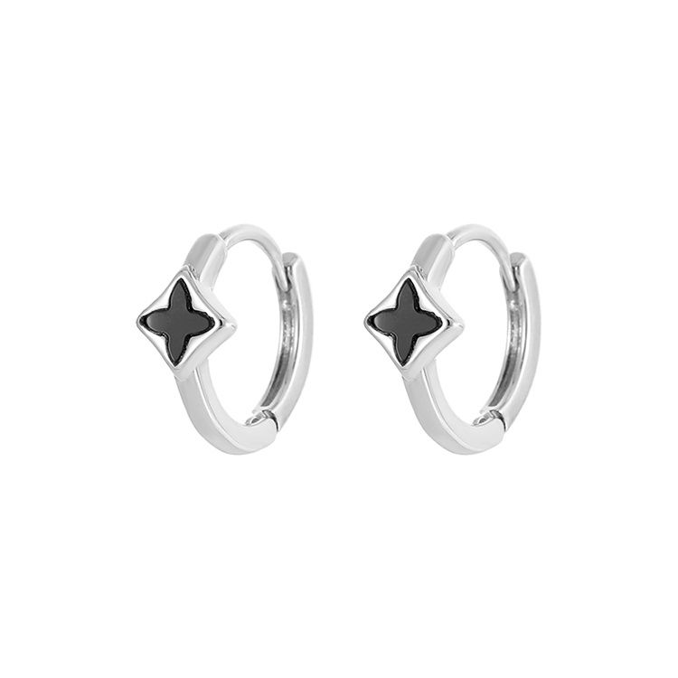 ピアスメンズ 星型リングピアス
