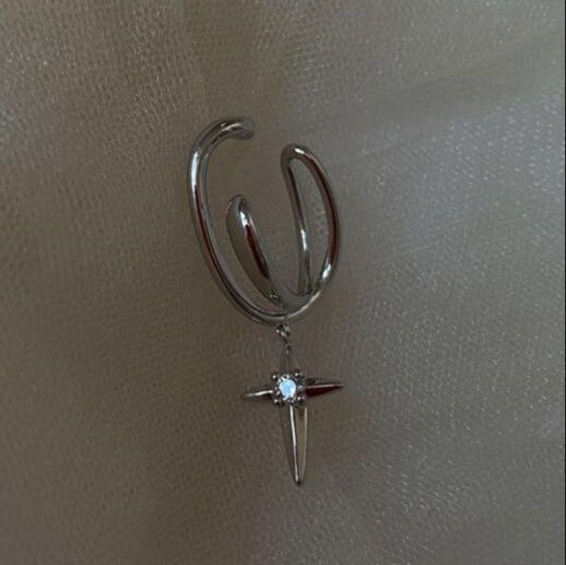 ピアスメンズ シルバー 星型 ピアス メンズ ユニセックス アクセサリー