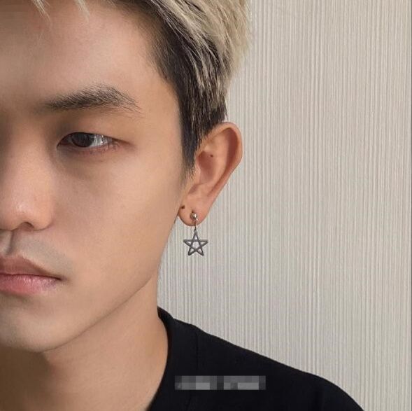 ピアスメンズ シルバー 星型 ピアス ユニセックス カップル向け アクセサリー