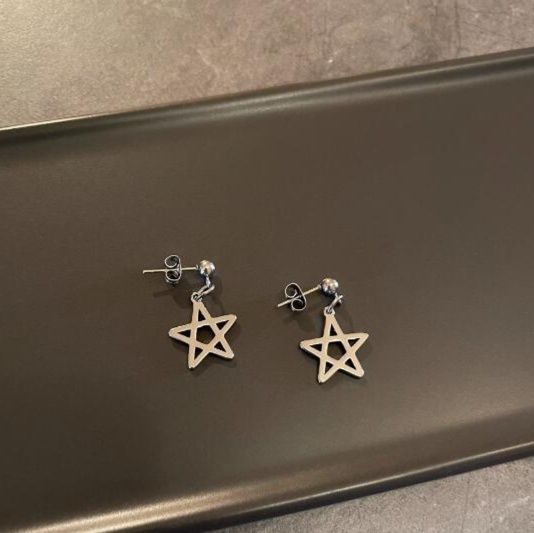 ピアスメンズ シルバー 星型 ピアス ユニセックス カップル向け アクセサリー