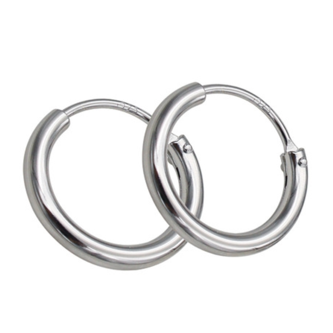 ピアスメンズ シンプル輪型フープピアス メンズ