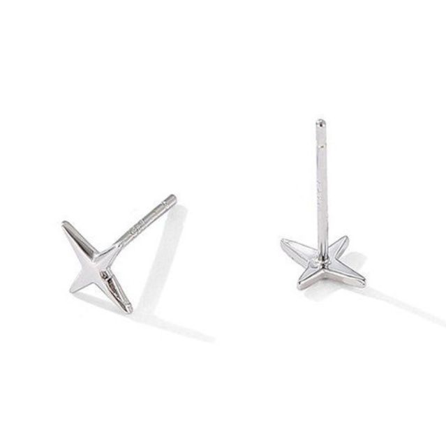 ピアスメンズ 輝星デザイン シンプルピアス