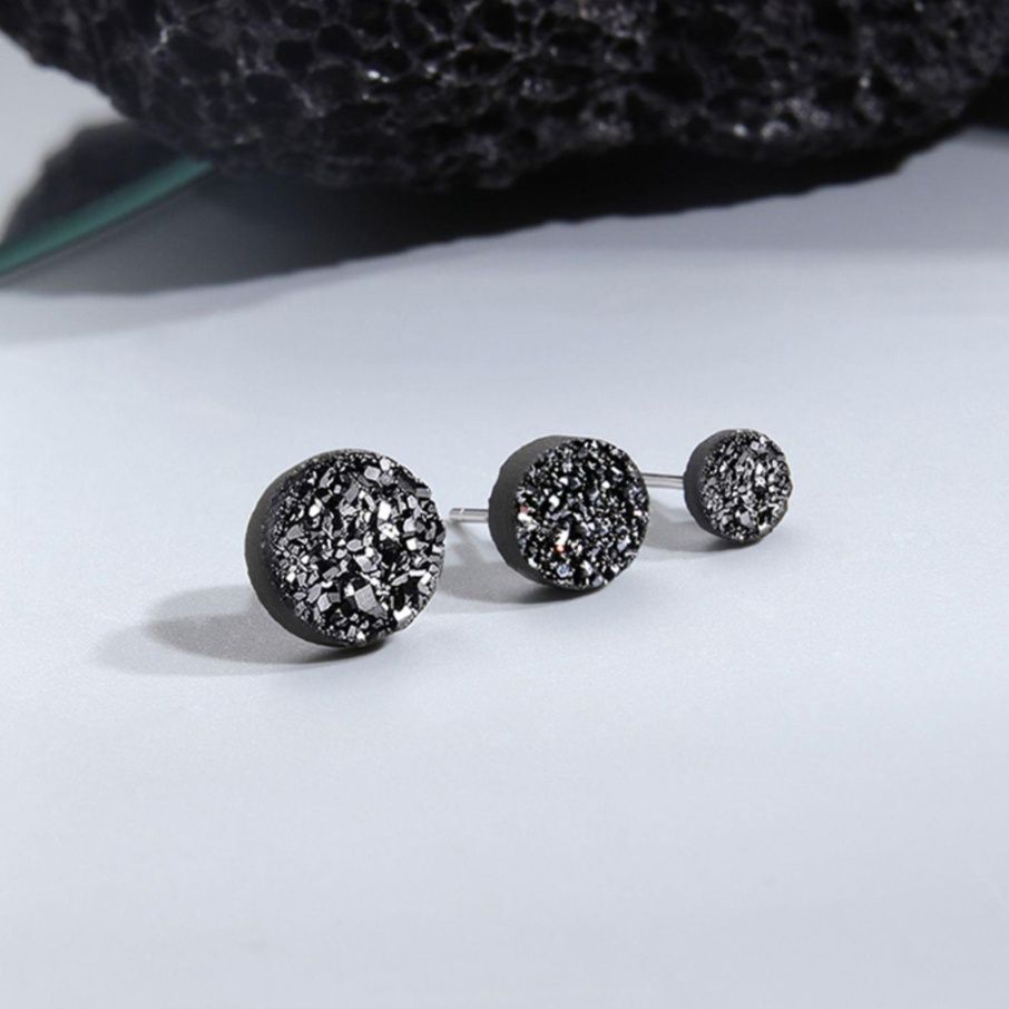 メンズピアス キラキラ輝く結晶風ピアス