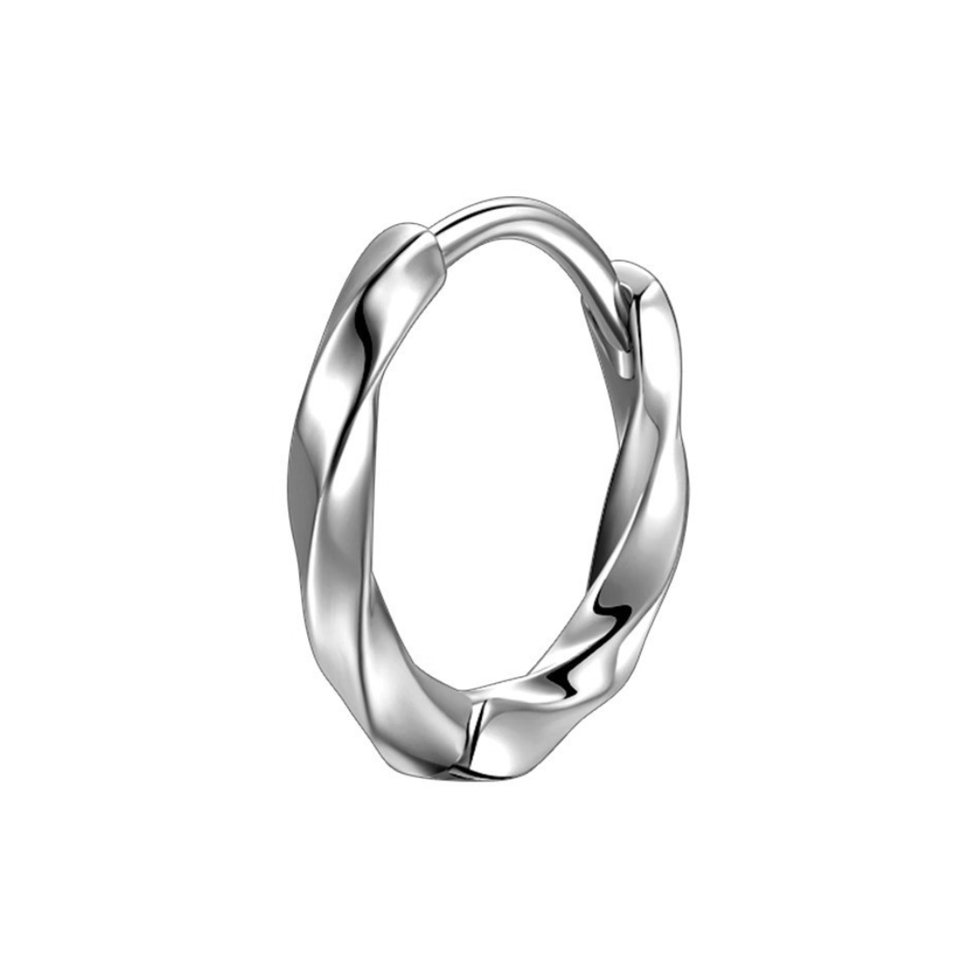 メンズピアス シンプル フープ ピアス メンズ リング