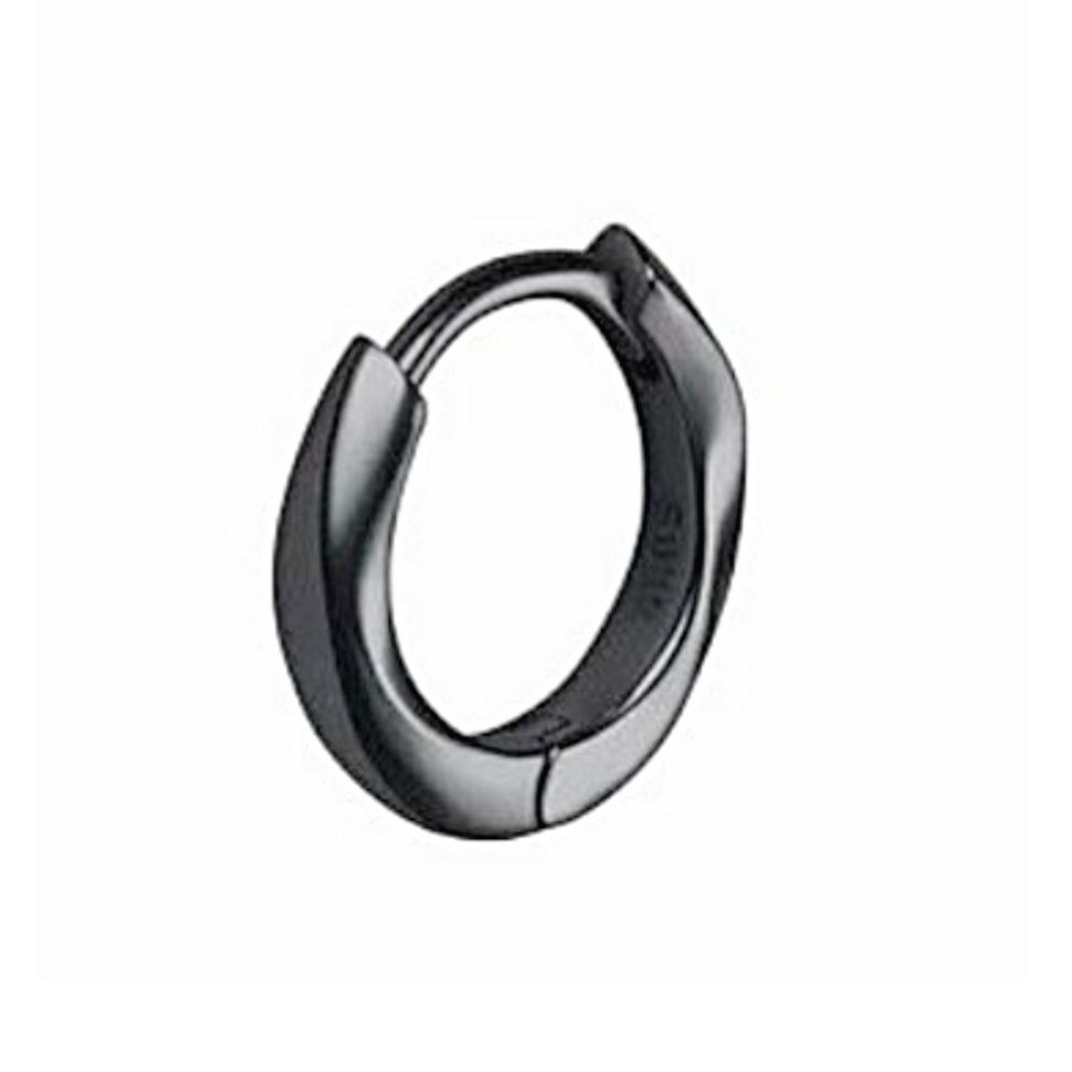 メンズピアス シンプル輪型フープピアス