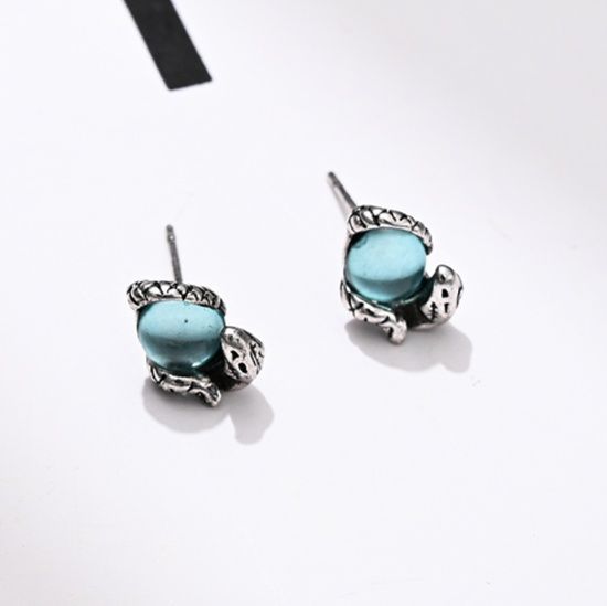 ピアスメンズ 輝き宝石の一粒スタッドピアス